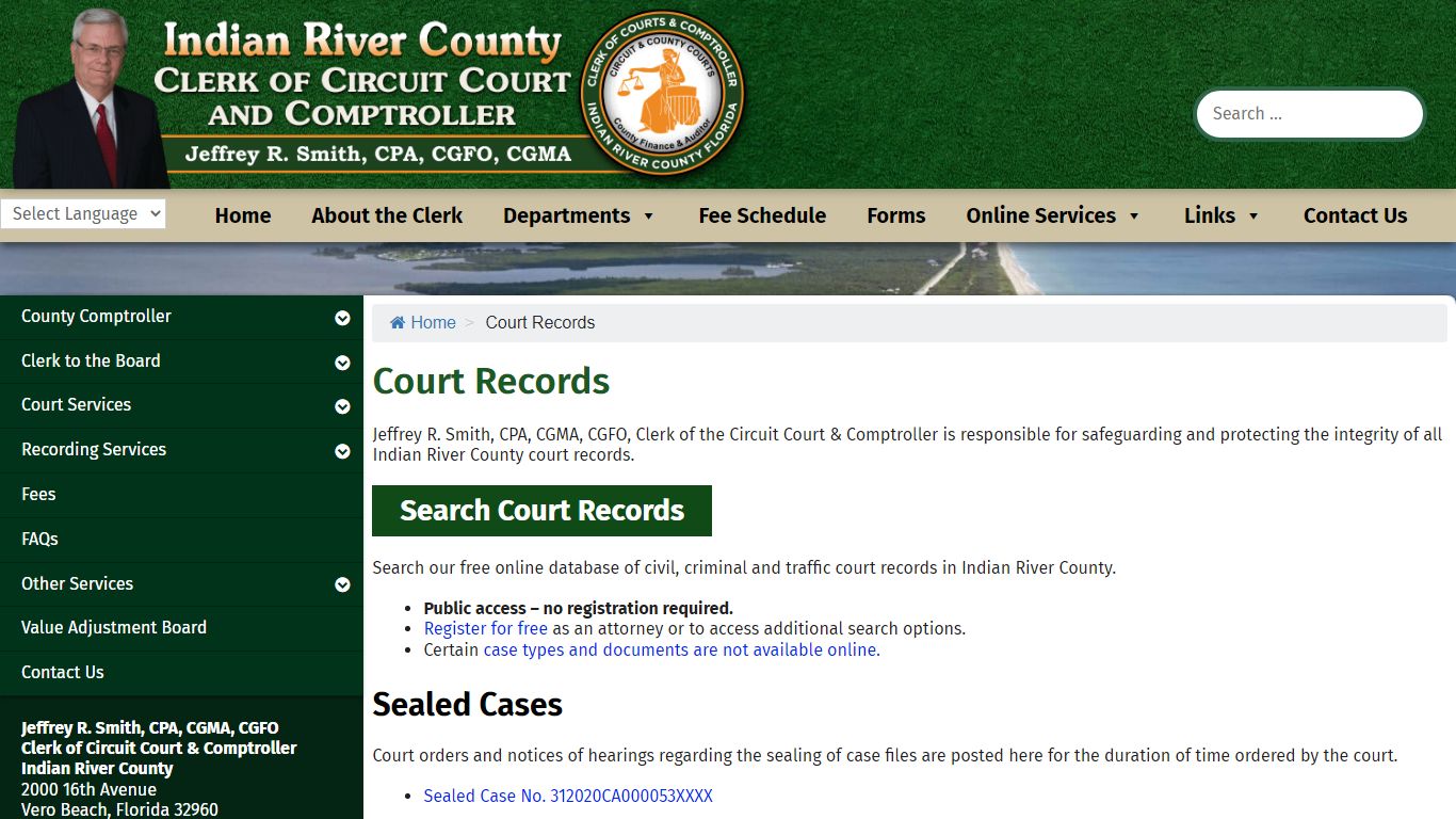 Court Records – Indian River Clerk of the Circuit Court & Comptroller